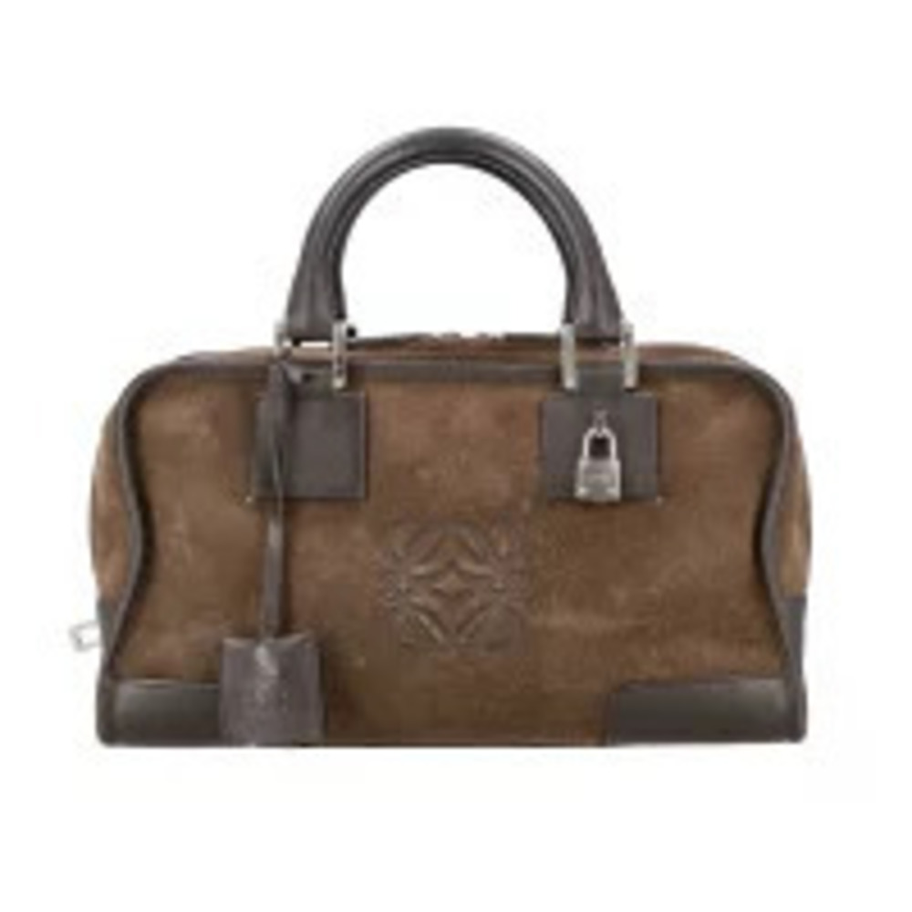 Loewe Amazona Suede Brown